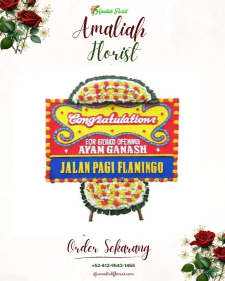 Sewa Papan Bunga Kelir